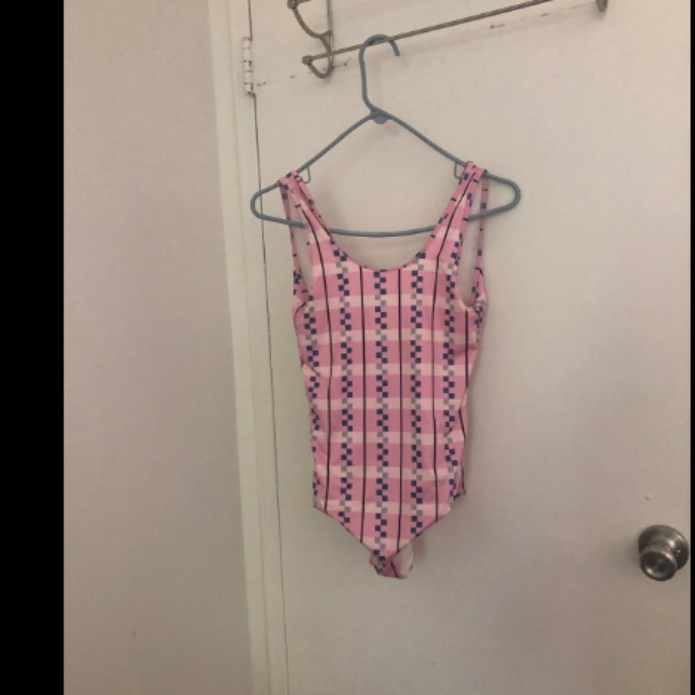 Saks Potts As seen On Spring 2018 Runway One Piece Swimsuit Sz 1 Fits Sz S